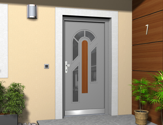 Les-Alu Vhodna vrata - CLASSIC